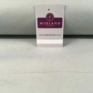 £5.99 Plain Grey Stiff Cotton Poplin fabric 110cm Wide M1130 Mtex - Picture 1 of 11