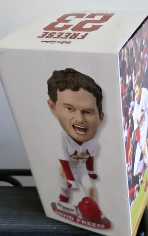 David Freese Bobblehead 9/18/2021 SGA St Louis Cardinals 2011 World Series NIB Cover