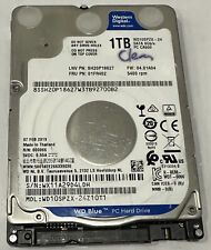 Western Digital WD10SPZX Blue 1TB 6GB/s 2.5" Hard Disk 5400 RPM