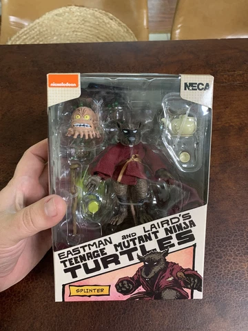 2023 NECA SPLINTER Eastman and Laird’s TMNT Mirage Figure! Sealed In-Hand! NEW! Cover