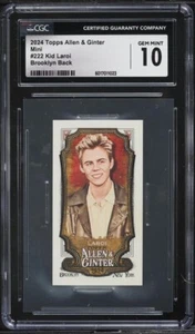 KID LAROI 2024 Topps Allen Ginter #222 Mini "Brooklyn Back" Hand Num. /25 CGC 10 - Bild 1 von 2