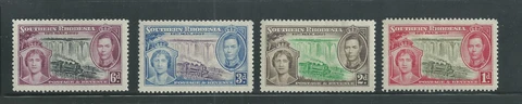 Southern Rhodesia Scott # 38-41 Mint George VI Coronation Cover