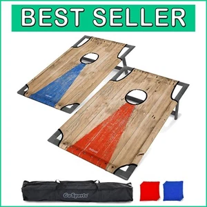 3 x 2 Fuß Premium tragbares Cornhole Spiel - schnelle Montage & modernes Design - Bild 1 von 8