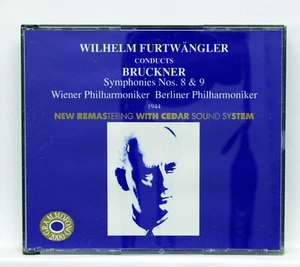 WILHELM FURTWANGLER – BRUCKNER Symphonies nos.8 & 9 GRAMMOFONO 2000 2xCDs NM - Picture 1 of 2