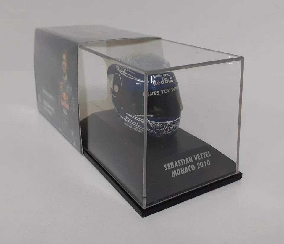 MODELLINO CASCO FORMULA 1 MINICHAMPS 1:8 VETTEL 2010 DIECAST MODELLISMO STATICO  - Immagine 1 di 2