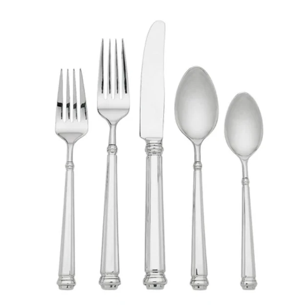 Lenox Kate Spade Stainless Flatware - ABINGTON SQUARE 5pc Place Setting N/O