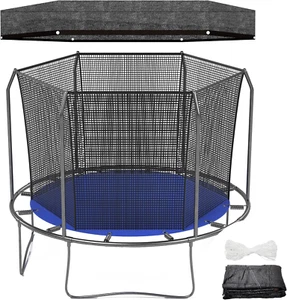 Trampoline Cover Black Trampoline Sunshade Tent Cover Trampoline Top Cover for r - Picture 1 of 7