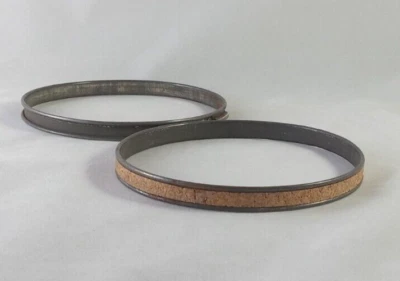 Vintage Gibbs 5" Round Embroidery Hoop Cork Lined w/  Spring Tension - Image 1 of 4