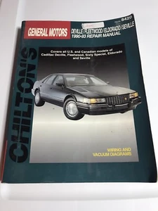 Chiltons 1990-93 Repair Manual Deville Fleetwood Eldorado Seville 8420 - Bild 1 von 2