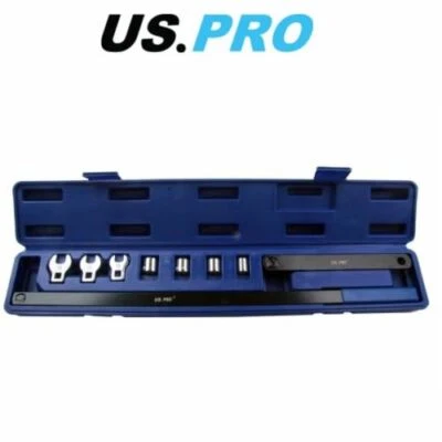 US PRO 9 Piece Serpentine Belt Tool Set In Storage Case 3216