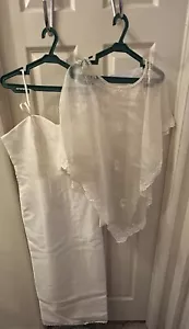 Wedding Dress size L preowned - Picture 1 of 10