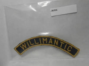 WILLIMANTIC NO BLACK BACK STITCH CUB SCOUT CITY STRIP BLUE & GOLD B1316 - Picture 1 of 2