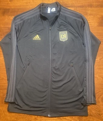 Chaqueta de fútbol local Adidas MLS Los Angeles FC negra y dorada talla M FI1513 Foto 1 de 2