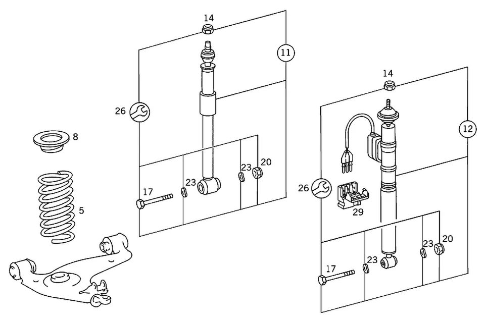Muelle delantero original Mercedes-Benz 140-321-24-04-28 Foto 1 de 1