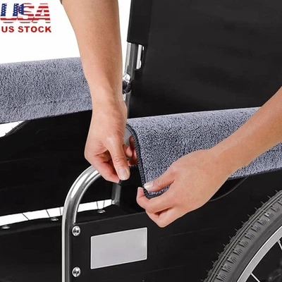 Fundas de reposabrazos de lana cómodas ajustables absorbentes de sudor fáciles de limpiar nuevas Foto 1 de 4