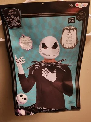 Kit de acessórios fantasia Halloween adulto Jack Skellington tamanho único #5888 - Imagem 1 de 4