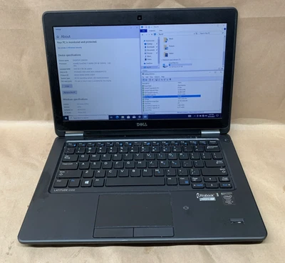 Dell Latitude E7250 Laptop, Intel i7-5600U@2.6GHz, 8GB RAM, 256GB SSD, Win10P - Image 1 of 4