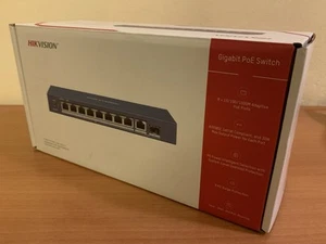 HIKVISION 8-Port Smart Managed Gigabit PoE Switch DS-3E1510P-SI - 8 Port +SFP - Foto 1 di 4