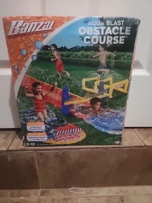 Banzai Aqua Blast Obstacle Course Water Slide - Image 1 of 2