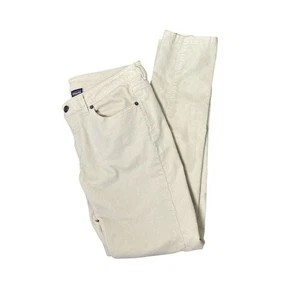 Patagonia Bleached Stone Fitted Organic Cotton Corduroy Pants Women's Size 29 - Picture 1 of 15