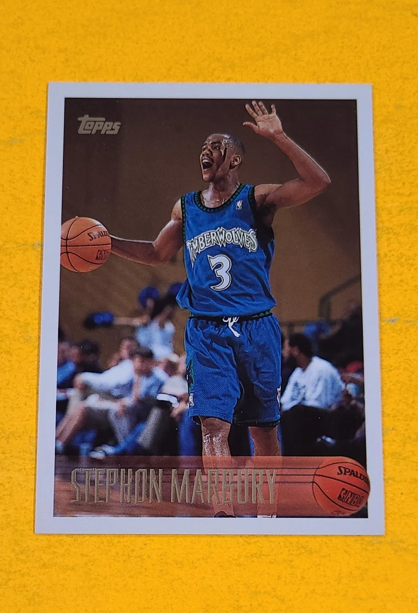 Topps Stephon Marbury Basketball Minnesota Timberwolves Sports