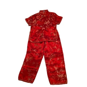 Youth Girl Outfit Nwot ◇M.M. Brand◇ Oriental, Traditional Sized As 8 Fits As a 6 - Picture 1 of 12