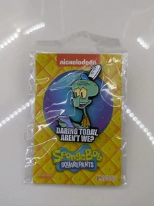 Squidward Daring Today Spongebob Enamel Pin Nickelodeon Universal Studios FL - Picture 1 of 4