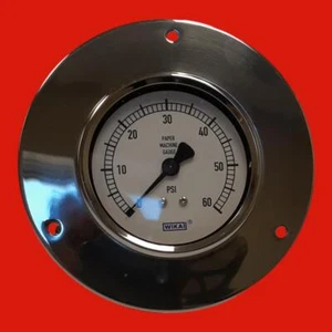 Wika 212.40 Paper Machine Gauge, 0-60 PSI - Picture 1 of 5