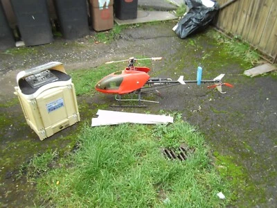 Graupner Modell RC Hubschrauber Verbrenner 10 ccm³  Vintage Fernsteuerung MC-20 - Bild 1 von 4