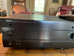 Yamaha AX-592 Natural Sound Stereo Amplifier w/ Original Remote - Tested - Imagen 1 de 7