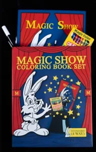 MAGIC SHOW Coloring Book DELUXE SET (4 way) by Murphy's Magic - Picture 1 of 5