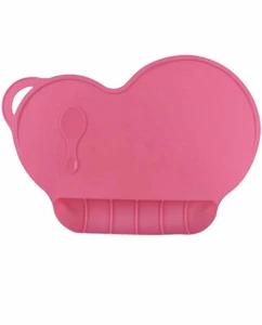 Baby Silicone Placemat Food Mat Pad For Infant Toddler Kids Washable(Rose) - Picture 1 of 6
