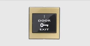 12V DC Metal Panel Push Exit Release Button Switch, Door Access Control System - Picture 1 of 2