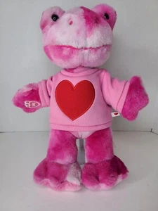Build-A-Bear Toadally Pink Tie Dye Frog 16” Plush Stuffed Animal Toy Spring - Picture 1 of 13