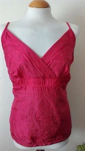 Gorgeous Pink Embroidered Silk Mix Strappy Top- MONSOON- 16 - Picture 1 of 5
