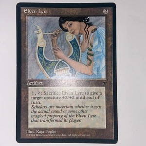 MTG Elven Lyre Fallen Empires 87 Regular Rare NM Fast Shipping - Picture 1 of 6