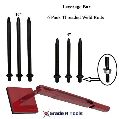Leverage Pulling Bar & Weld Rod Kit  For Killer Tools Shark  Dent Puller ART38 - Image 1 of 4