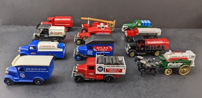 Lot of 12 Chevron Lledo Commemorative Model Die Cast Toy Trucks Collectibles - Image 1 of 4