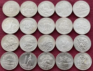 Complete Set Of America The Beautiful Quarters - 56 BU National Parks - Picture 1 of 12