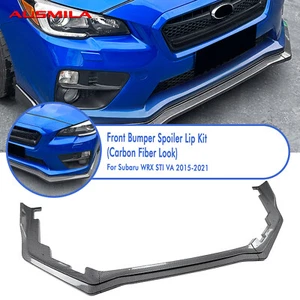 Kit de labio divisor de alerón inferior para parachoques delantero para Subaru WRX STI VA 2015-2021 - Imagen 1 de 9