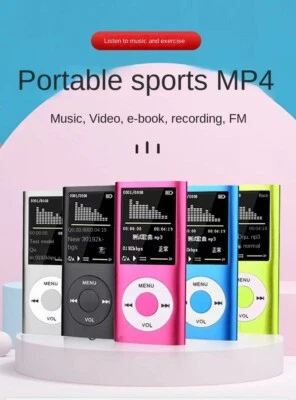 LETTORE PLAYER MP4 MP3 RIPRODUCE AUDIO VIDEO FOTO RADIO SLOT MEMORIA ESPANDIBILE - Immagine 1 di 4