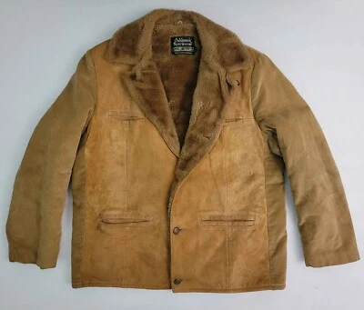 De Colección Oakbrook Gamuza Cuero Pana Imitación Piel Forrada Chaqueta Coche Abrigo Para Hombre 42 R Foto 1 de 4