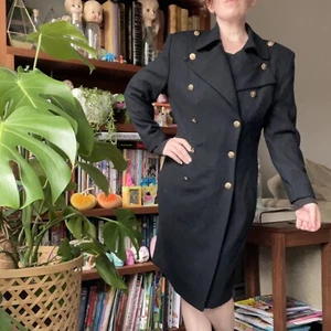 Vintage military jacket dress double breasted by Ann Taylor Studio - Picture 1 of 12