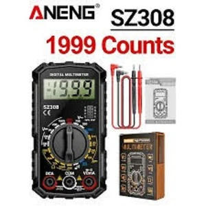 ANENG SZ308 Multimetro Digitale 1999 Conteggi AC e DC Tester Multifunzione ad Al - Foto 1 di 1