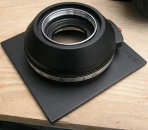 genuine Sinar P lens board with manual DB iris mount for copal 3 elements 5.6 - Picture 1 of 5
