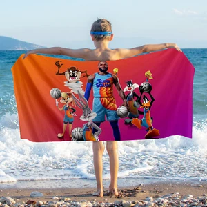 Space Jam Beach Towels Microfiber Quick Dry Pool Towel Gift 30x60in - Picture 1 of 5