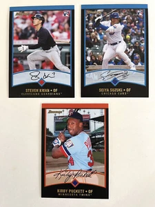 Steven Kwan Seiya Suzuki RC Rookie + Kirby Puckett 2022 Topps Throwback Thursday - Imagen 1 de 7