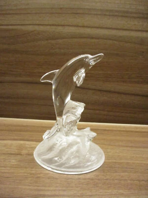 Dekorationsfigur Delphin aus Bleikristall - Bild 1 von 4