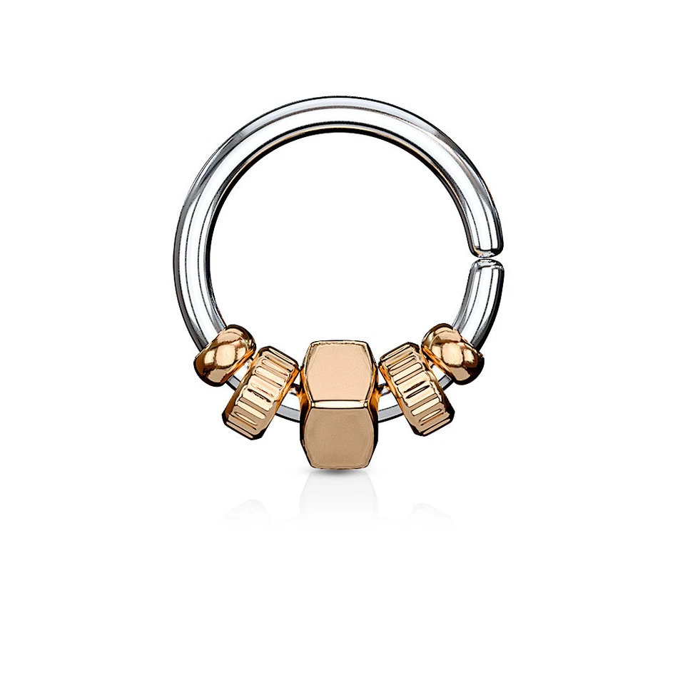 1 - Cuentas faciales flexibles recocidas nariz nariz tabique daith carilaje colgante F149 Foto 1 de 1