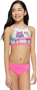 NWTs Justice Girl's Surf Hippie Two Piece Fashion Bikini - Size 6 - Picture 1 of 3